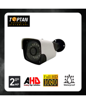 2 MP 18 SMD LED 1080P AHD Metal Kasa Dış Mekan Bullet Kamera Arna-2418