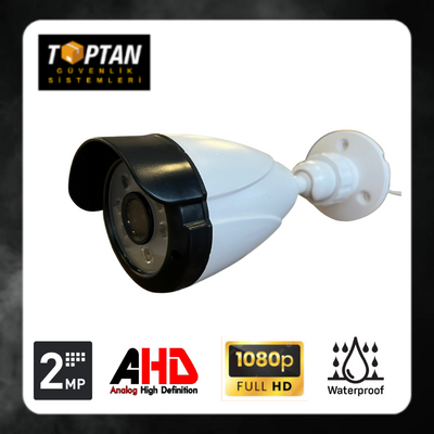 2 MP 18 SMD LED AHD WATERPROOF BULLET GÜVENLİK KAMERASI BT-9621