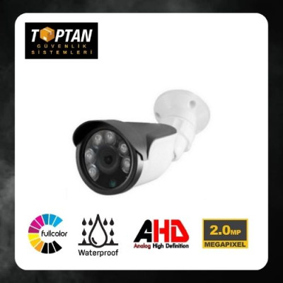 2 MP Ahd 1080P 6 Atom Led Bullet Güvenlik Kamerası ARNA-2136
