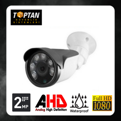 2 MP Ahd 1080P 6 Atom Led Bullet Güvenlik Kamerası ARNA-2136