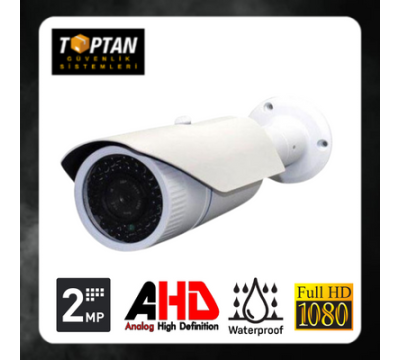 2 MP 1080p AHD 42 Led Gece Görüşlü Metal Kasa Güvenlik Kamerası ARNA-2342