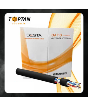 BESTA CAT6 305 MT DIŞ MEKAN 23 AWG OUTDOOR IP KAMERA KABLOSU