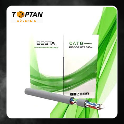 CAT6 305 METRE CAT 6 KABLO 23 AWG IP KAMERA KABLOSU