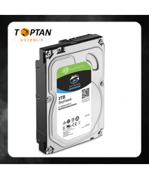 Seagate SkyHawk ST3000VX010 3 TB 5900Rpm 64 HD Kamera 180TB/Yil Isyükü 7/24 Güvenlik Diski