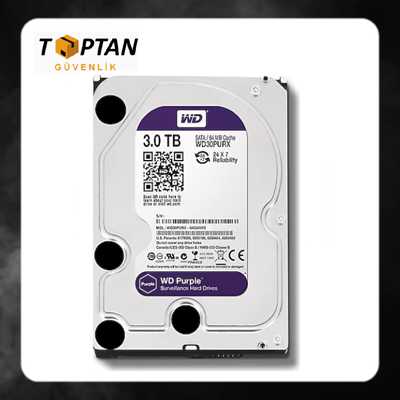 Western Digital 3 Tb 3.5" intellipower Purple Av-Gp 64Mb Sata WD30PURX/Z