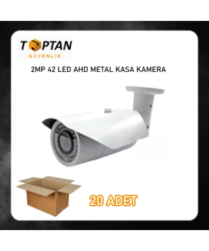 2 Mp 42 Led Ahd Metal Kasa Gece Görüşlü Güvenlik Kamerası ARNA-2342 20'Lİ KOLİ