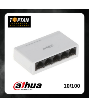 DAHUA 10/100 5 PORT YÖNETİLEMEZ SWITCH DH-PFS3005-5ET-L