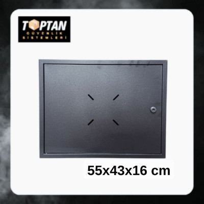 DVR - Monitör BOX 550X430X160 MM Metal Kasa Duvar Tipi Kabinet ST-455