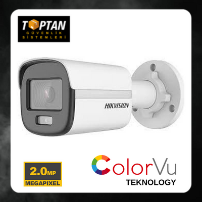 HIKVISION 2 MP DS-2CE10DF0T-PF COLORVU BULLET GÜVENLİK KAMERASI