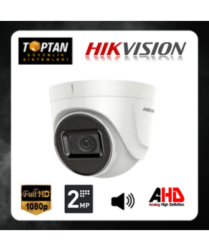 HIKVISION DS-2CE76D0T-ITPFS 2.0 MP  HD TVI 4 in 1 SESLİ DOME GÜVENLİK KAMERASI