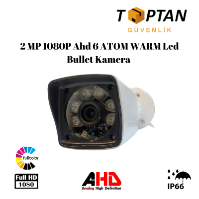 2 MP 1080P Ahd 6 ATOM WARM Led Bullet Kamera ARNA-2016