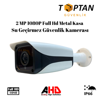 2 MP 1080P Full Hd Metal Kasa Su Geçirmez Güvenlik Kamerası ARNA-2034