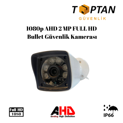 1080p AHD 2 MP FULL HD Bullet Güvenlik Kamerası ARNA-2138