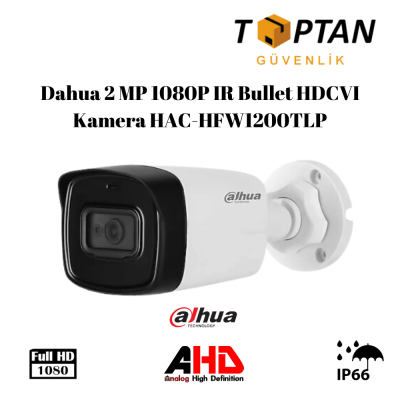 Dahua 2 MP 1080P IR Bullet HDCVI Kamera HAC-HFW1200TLP