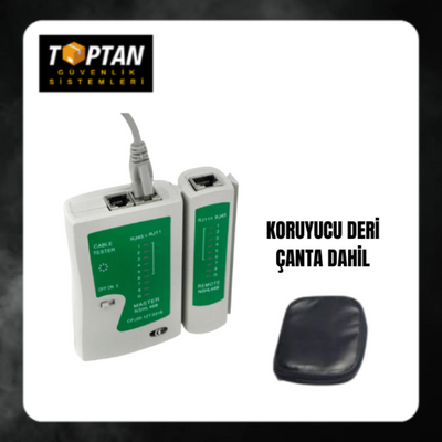 IP KAMERA NETWORK KABLO TEST CİHAZI RJ45 RJ11 - ARNA 4511