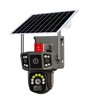 CASACOP Q8 SOLAR 4G 3 KAMERALI 2MP+2MP+2MP PTZ SESLİ SİM KARTLI KAMERA