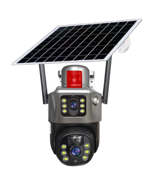 Casacop Q7 4G Çift Kameralı Sim Kartlı Solar Panelli Güvenlik Kamerası