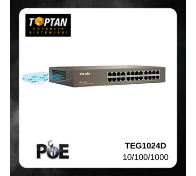 Tenda teg1024d  24 port gigabite ethernet switch 10/100/1000