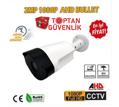 2 MP 1080P Gece Görüşlü FULL HD AHD Metal Kasa Güvenlik Kamerası ARNA-2021