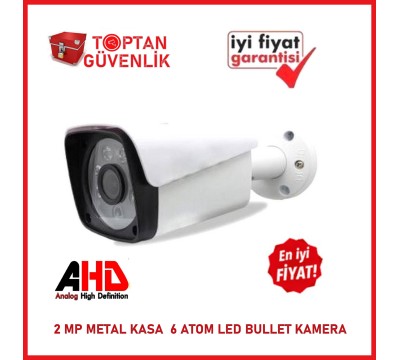 2 mp 6 Atom LED 1080P FULL HD Metal Kasa Ahd Kamera ARNA-2736