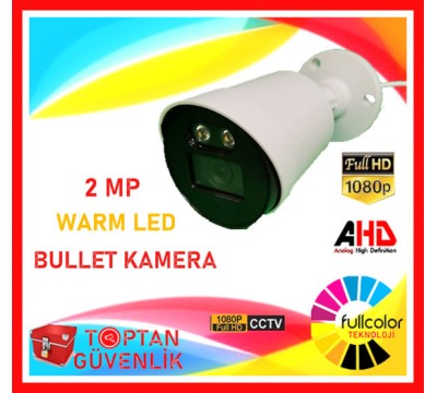 2 MP 1080P WARM LED FULL HD BULLET Güvenlik Kamerası ARNA-2122
