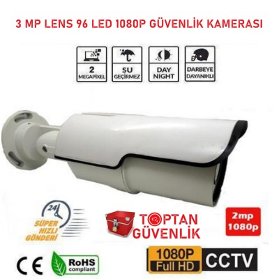 3 MP LENS 1080P FULL HD Güvenlik Kamerası ARNA-2096