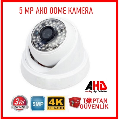 5 MP AHD IR CAM 3.6MM 36 LED Dome Güvenlik Kamerası ARNA-2536