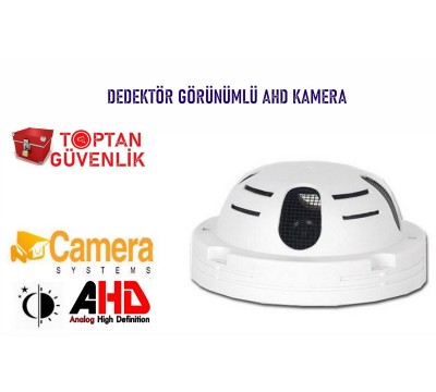 Duman Dedektörü Görünümlü Ahd 1080P 2 MP Dome Kamera ARNA-2128