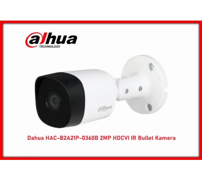 Dahua 2 MP Hdcvi Ir Bullet Cooper 1080P Kamera HAC-B2A21P-0360B