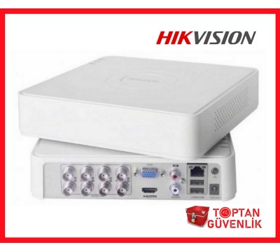 HIKVISION 8 KANAL DS-7108 HGHI-F1/N 2Mp 1080P Lite 5in1 Hibrit DVR Kayıt Cihazı