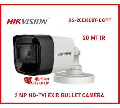 Hikvision DS-2CE16D0T-EXIPF 2 MP HD-TVI EXIR Bullet Camera