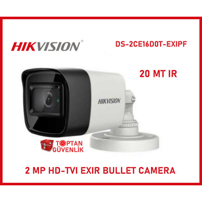 Hikvision DS-2CE16D0T-EXIPF 2 MP HD-TVI EXIR Bullet Camera