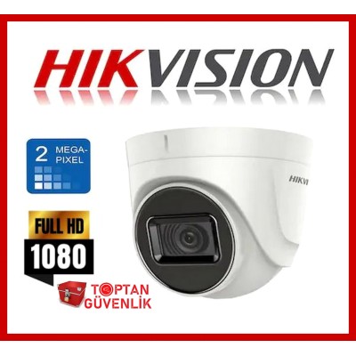 Hikvision DS-2CE76D0T-ITPF 1080p 2.8mm Mini IR (20mt) Dome Kamera