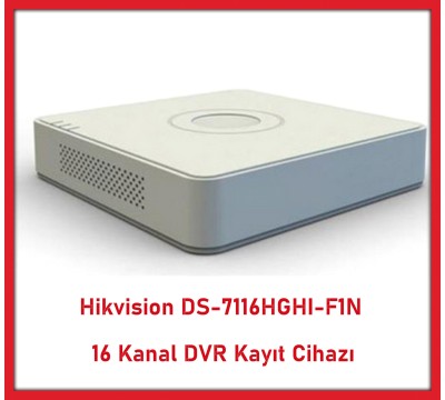 Hikvision DS-7116HGHI-F1/N 16 Kanal DVR Kayıt Cihazı