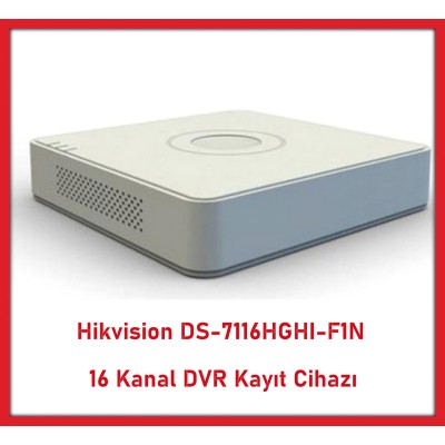 Hikvision DS-7116HGHI-F1/N 16 Kanal DVR Kayıt Cihazı