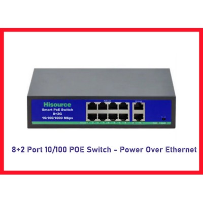 8 port PoE Switch 10/100 Mbit
