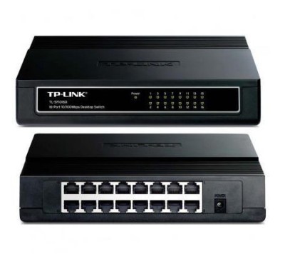 TP-LİNK 16 Port 10/100 Mbps Desktop SwitchTL-SF1016D