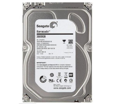 Seagate 3.5" 3TB Barracuda SATA 3.0 7200 RPM Hard Disk