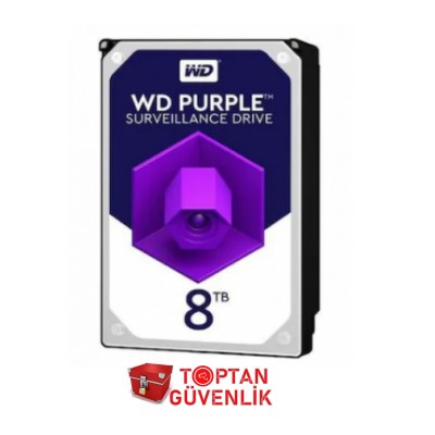 Western Digital Purple WD82PURZ 3.5' 8 TB 7200 RPM HDD Güvenlik Diski