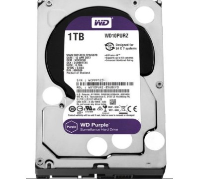 WD Purple 1 TB Intellipower Sata 3.0 64Mb 3,5" Güvenlik Diski 7x24