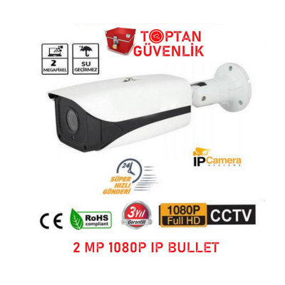 2 MP 1080P Metal Kasa IP Güvenlik Kamerası ARNA-1092