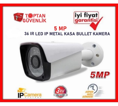 5 MP 36 IR LED BULLET IP METAL KASA KAMERA ARNA-1135
