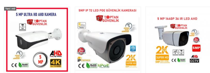 5 Mp Ultra Hd Güvenlik Kamerası