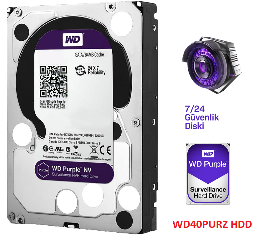 WD40PURZ HARDDİSK