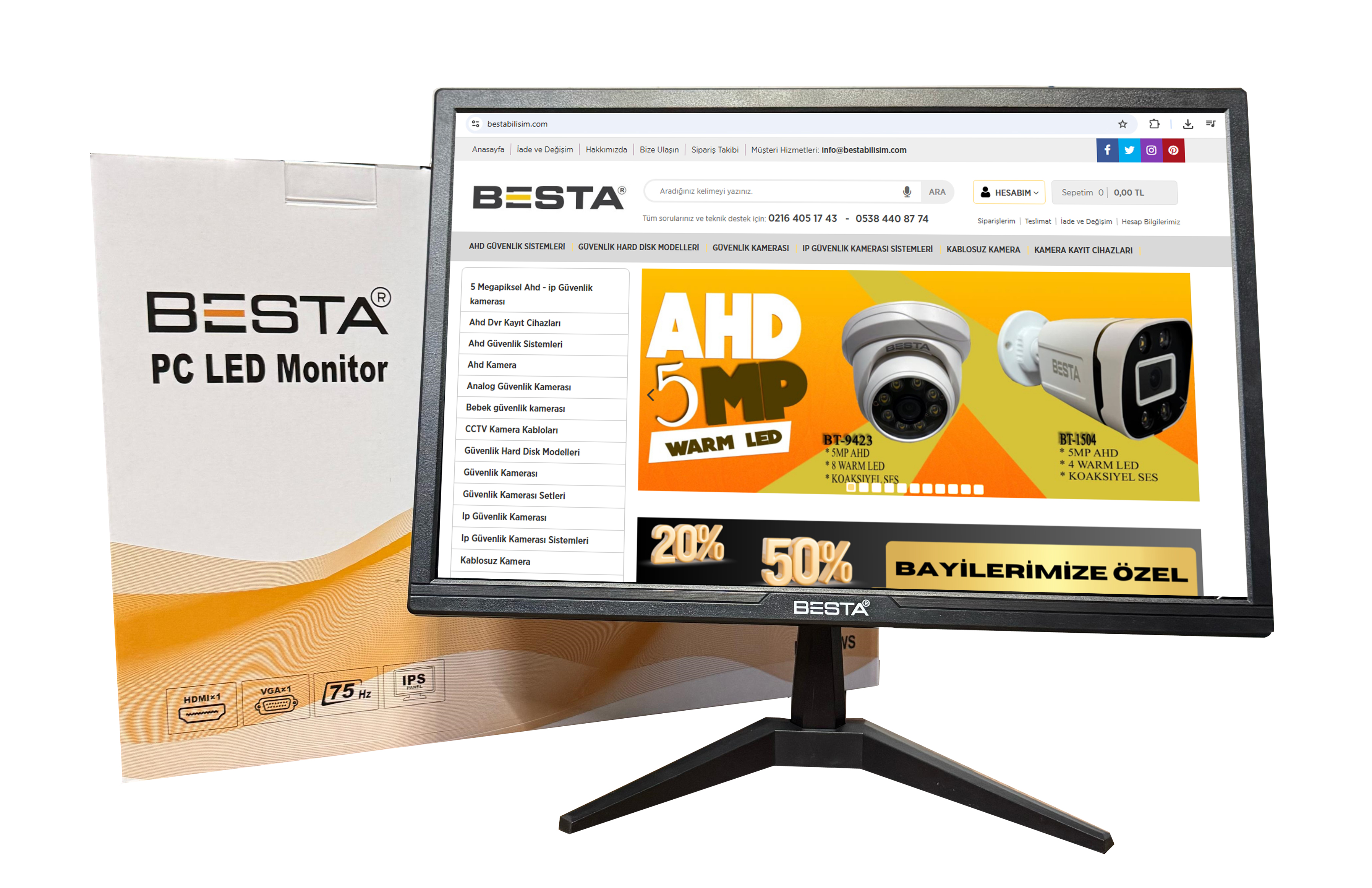 besta guvenlik monitorü