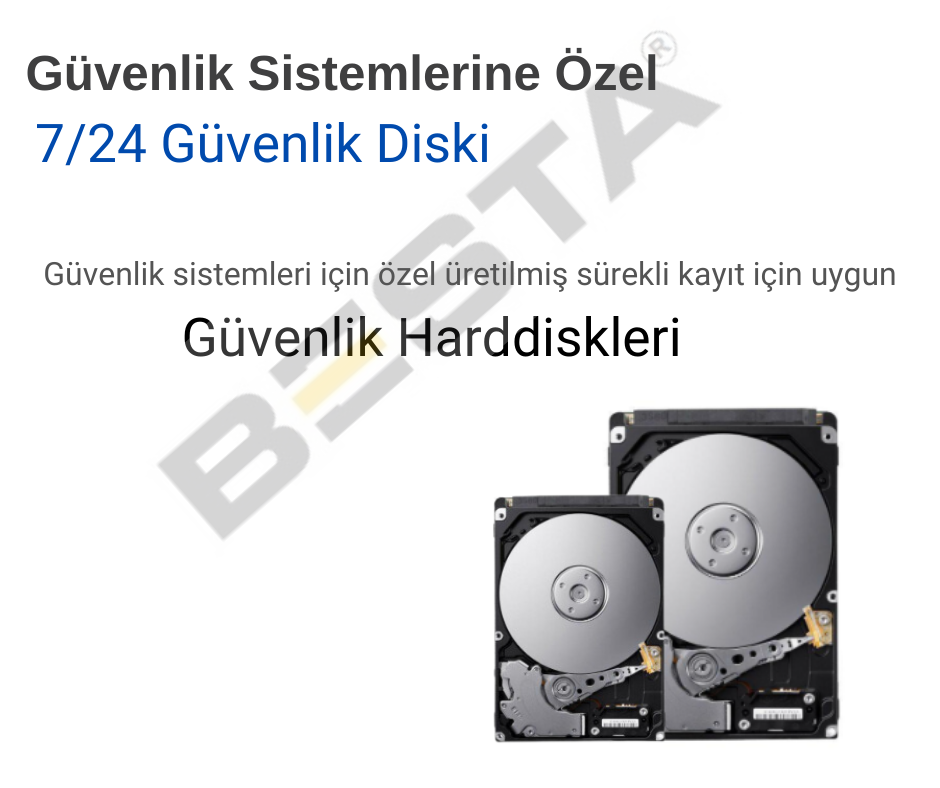 724 güvenlik harddiski