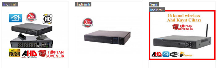 16 kanal ahd dvr