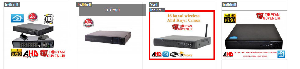 16 kanal dvr kayıt cihazı fiyatları