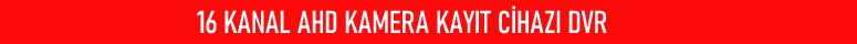 16 Kanal Ahd Hibrit Kayıt Cihazı Dvr