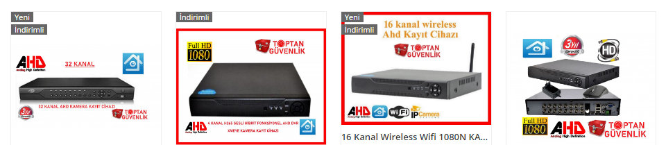 16 lı dvr kayıt cihazı fiyatı